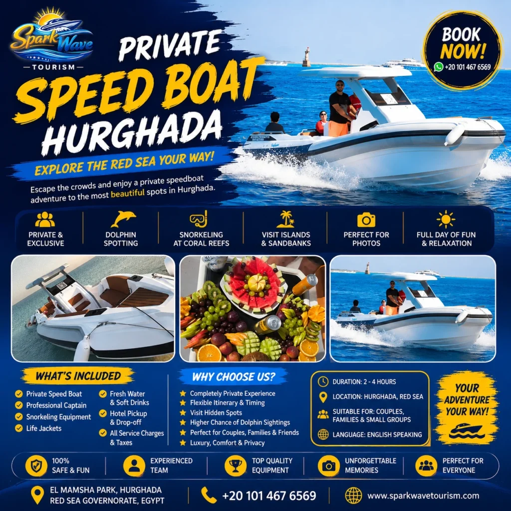 Private Speed Boat Hurghada