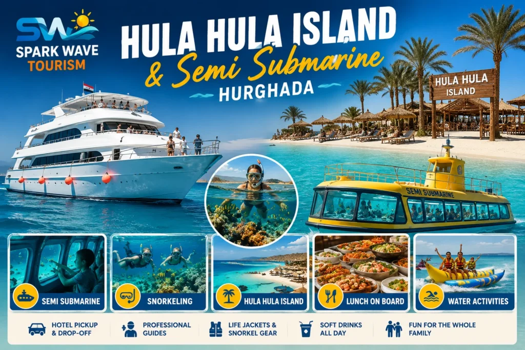 hula hula island & semi submarine hurghada