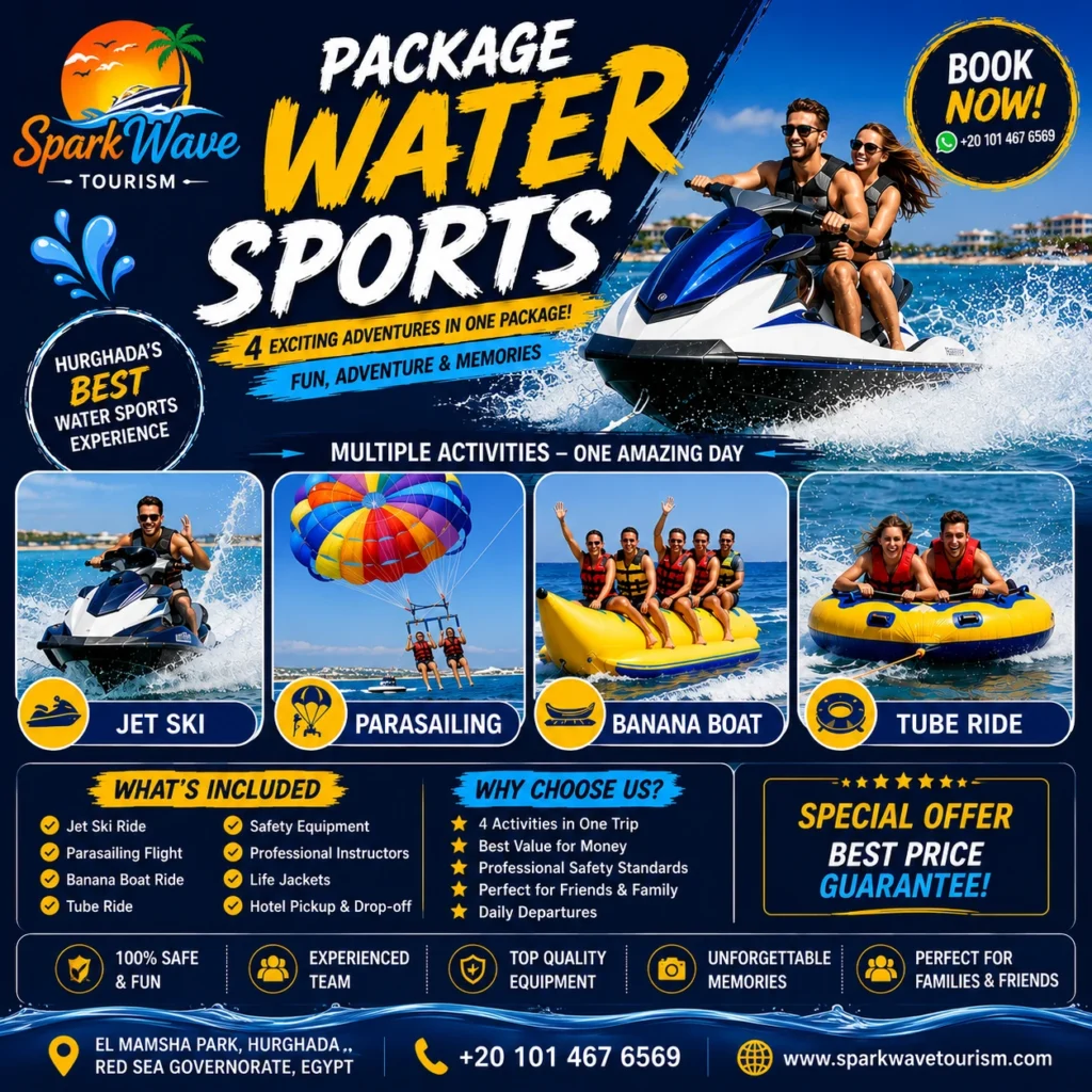 water sports package hurghada